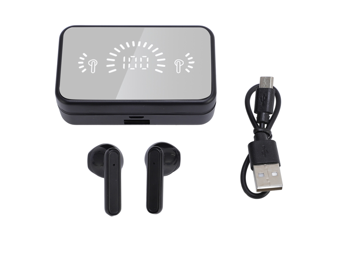 Auriculares Traductores Inalámbricos Con 144 Idiomas, Bluetooth 5.4 Y Estuche De Carga - Negro