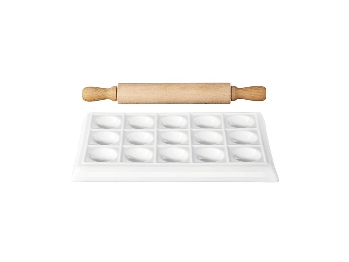 Molde para Raviolis Y Rodillo de Pasta 250Âºc ASA SELECTION
