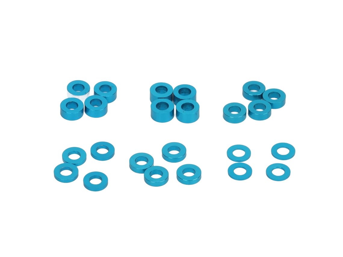 Kit De 24 Rodamientos De Bolas Rc Con Sellos Azules Para Tamiya Tt02 Tt01 Xv01 Xv02, Diámetro Exterior De 0,2 Pulgadas