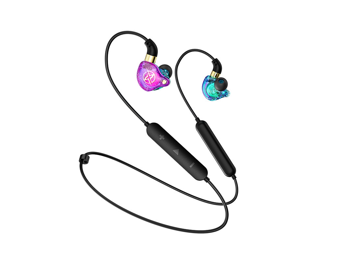 Audífonos inalámbricos Bluetooth con diseño de banda para el cuello y micrófono, intraaurales. Mdug (colorido)