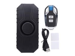 Alarma Inalámbrica Para Bicicleta Con Mando A Distancia Recargable, Sensor De Vibración De 115 Db, Resistente Al Agua Ip55.
