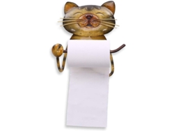 Soporte De Hierro Para Papel Higiénico Con Forma De Gato Para Montaje En La Pared Del Baño