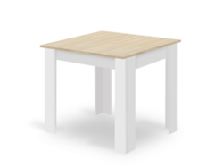 Mesa Np 80x80 Sonoma Roble Blanco Leobert