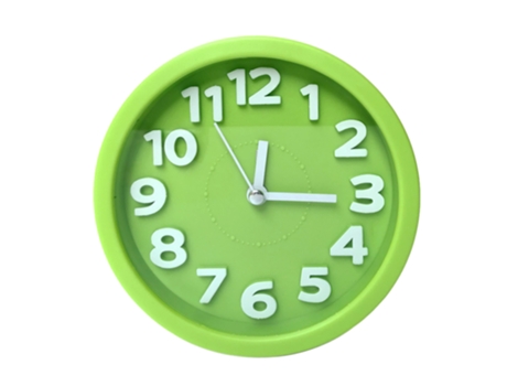 Reloj despertador analógico silencioso, reloj despertador redondo que no hace tictac y funciona con pilas