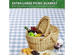 2026-manta De Picnic/playa Extra Grande Impermeable Lavable 3 Capas Suave Y Portátil Para Fin De Semana Y Vacaciones