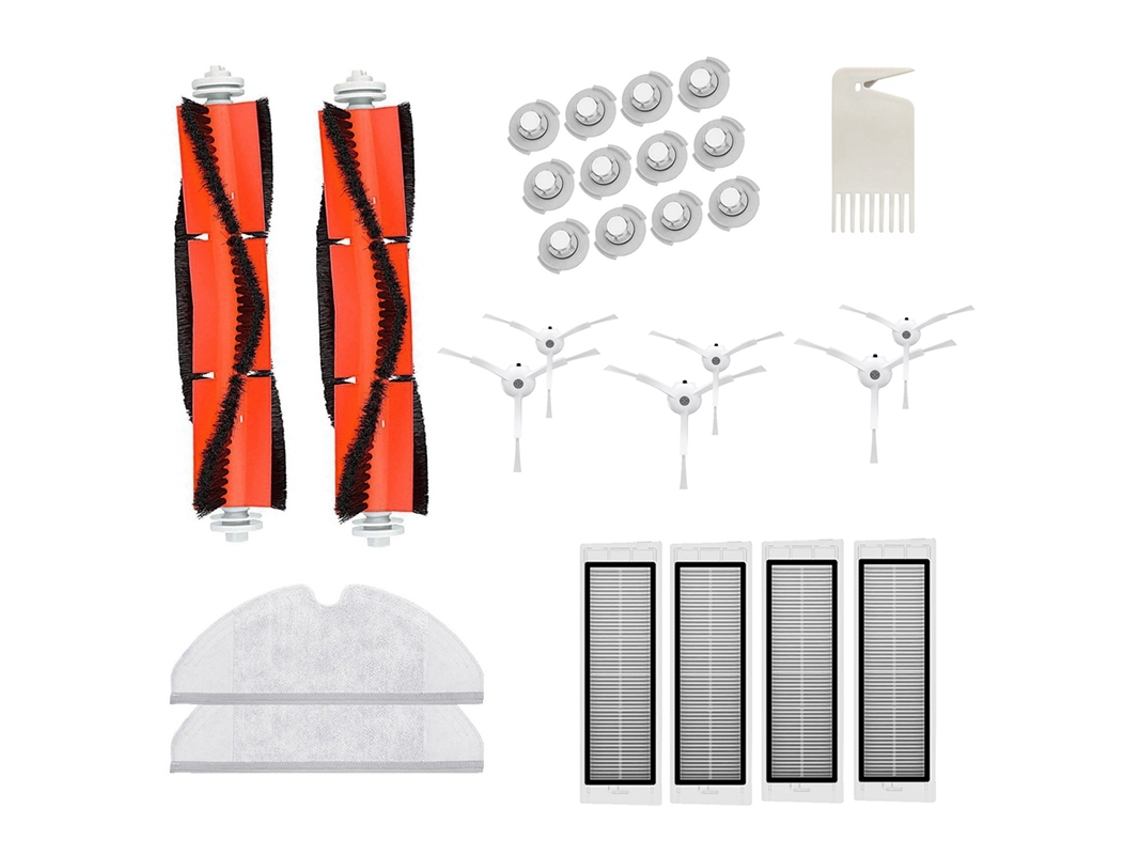 Robot aspirador con filtro Hepa, cepillo de limpieza, accesorios de tela para Xiaomi 1S Roborock S50 S51 S6, piezas de repuesto