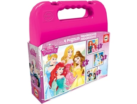 Puzzle EDUCA Educa Maleta Progresivos Princesas (Edad Mínima: 3 Años - 0 Piezas)