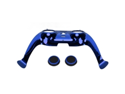 Placa Frontal Para Controle Ps5 Diy Com Capas De Joystick Acessório De Decoração Azul