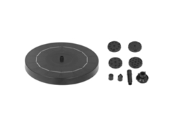 Bomba De Água Solar Flotante 7v 2.5w Para Fonte De Jardim Piscina Parque Aquático