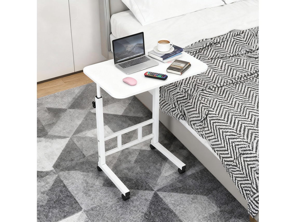 Zmh Escritorio Blanco De Estudio Multifuncional Regulable En Altura De Diseño Compacto Para Niños Y Adultos