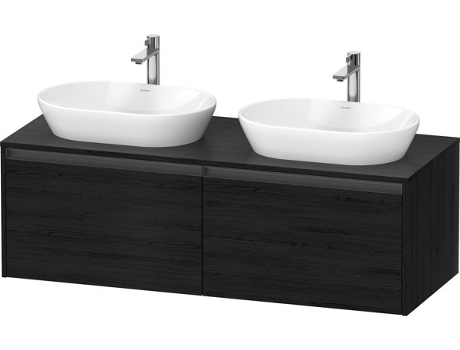 Mueble DURAVIT Ketho.2 bajo lavabo recorte para lavabo en ambos lados 1400x459x550mm K24888B