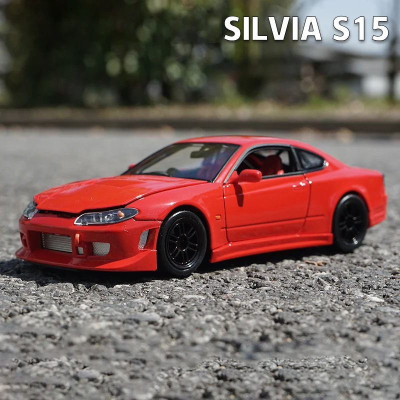 (vermelho) Miniatura De Carro Em Escala 1:24 Feita Em Metal Fundido E Modelo De Carro De Brinquedo