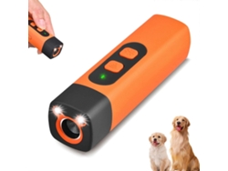 Dispositivo antiladridos para perros, control ultrasónico con 3 modos y luz LED, alcance de 7,6 metros, seguro para cachorros, batería de larga duración.