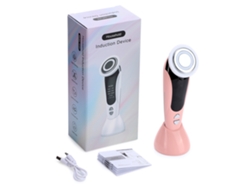 (nuevo Rosa) Masajeador Facial Ems, Que Combina Terapia De Luz Led Y Vibración Iónica Sónica