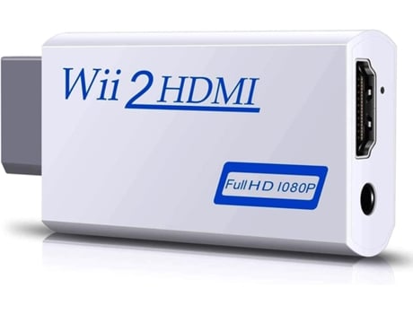 Convertidor de Wii a Hdmi con conector de audio de 3,5 mm Salida HDMI 1080P Full HD VENISYMLIS