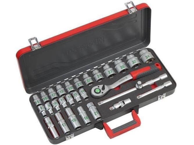 Meister 8971470 maletín de herramientas, 460 x 320 x 140 mm, 131 unidades)  : : Bricolaje y herramientas