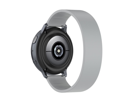 Correa de Silicona 20mm longitud de la banda 150mm para Samsung Galaxy Watch4 Classic 46mm 42mm/Watch4 44mm 40mm - gris claro