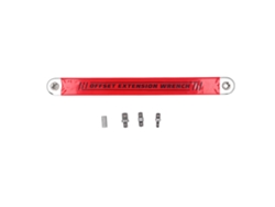 Llave De Extensión De Carraca De 15 Pulgadas, De Acero De Alto Contenido De Carbono, Con Adaptadores De 1/2", 1/4" Y 3/8".