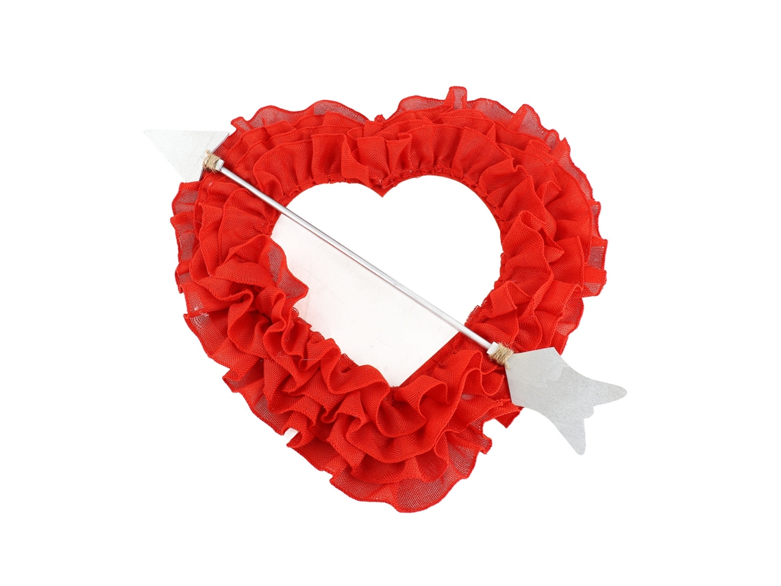 Corona Romántica En Forma De Corazón Con Flecha Para Decoración De Bodas Y San Valentín