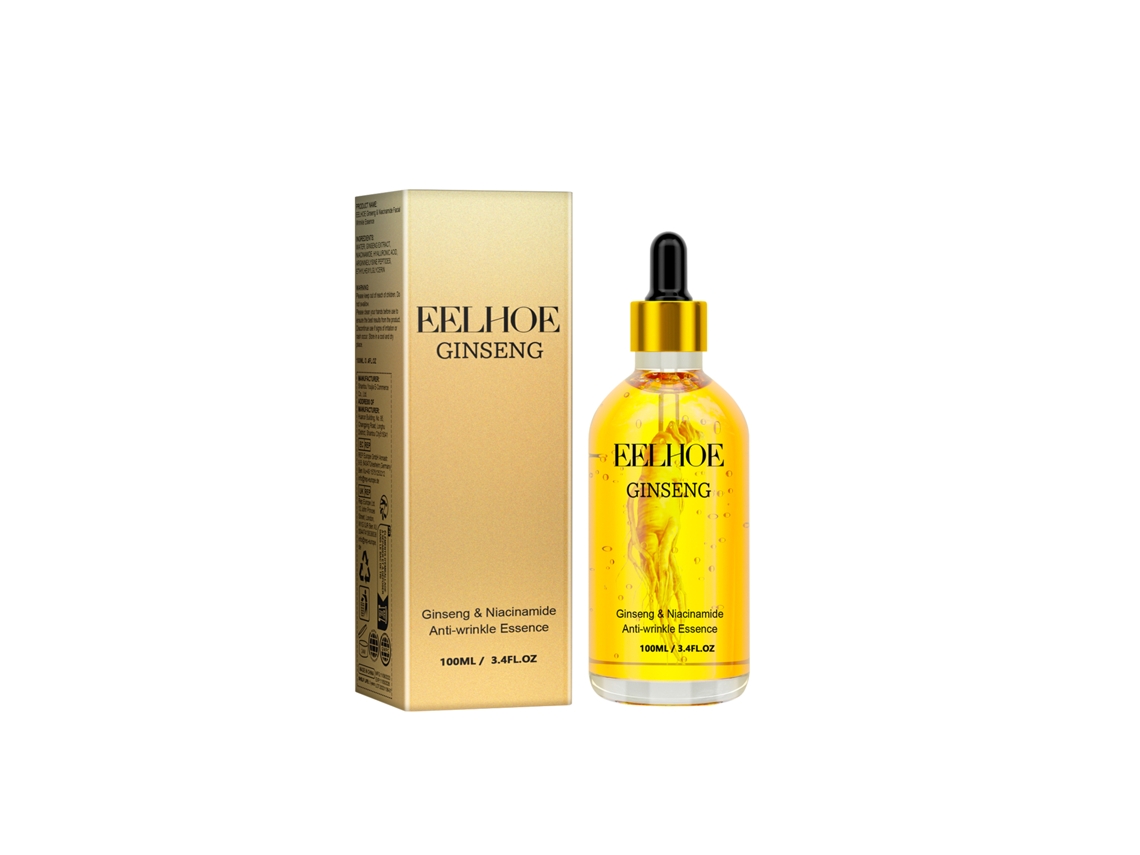 Essencia Facial De Ginseng Eelhoe Hidratación De La Piel, Piel Delicada Y Elástica Cuidado Con La Essencia En Los Cantos De Los Ojos