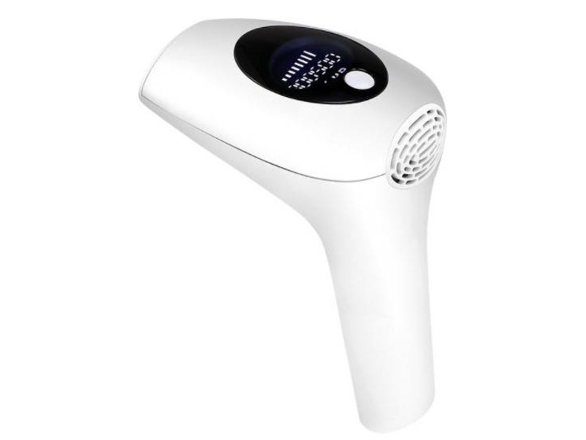 Depilación láser IPL permanente, 900.000 destellos, ideal para todo el cuerpo (blanco)