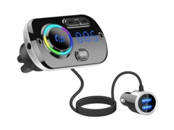 Bluetooth Coche Transmisor Fm Receptor Bluetooth 5.0 Adaptador De Radio De Coche YIZHOOD Kit De Cargador De Coche