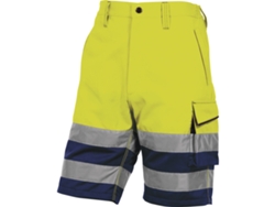 Pantalones Cortos de Trabajo de Alta Visibilidad Panostyle en Poliéster y Algodón DELTAPLUS