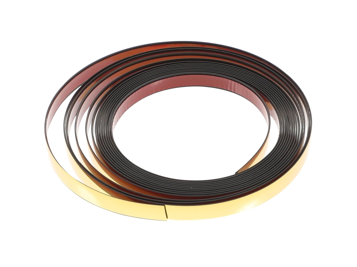 1.1 5 Tira De Sellado De Pvc Autoadhesiva E Impermeable Color Dorado Xm
