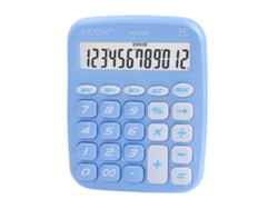 Bonita Calculadora De 12 Dígitos Con Pantalla Lcd Y Botones Grandes Para La Escuela, La Oficina Y El Hogar - Rosa, Azul, Blanco, Negro