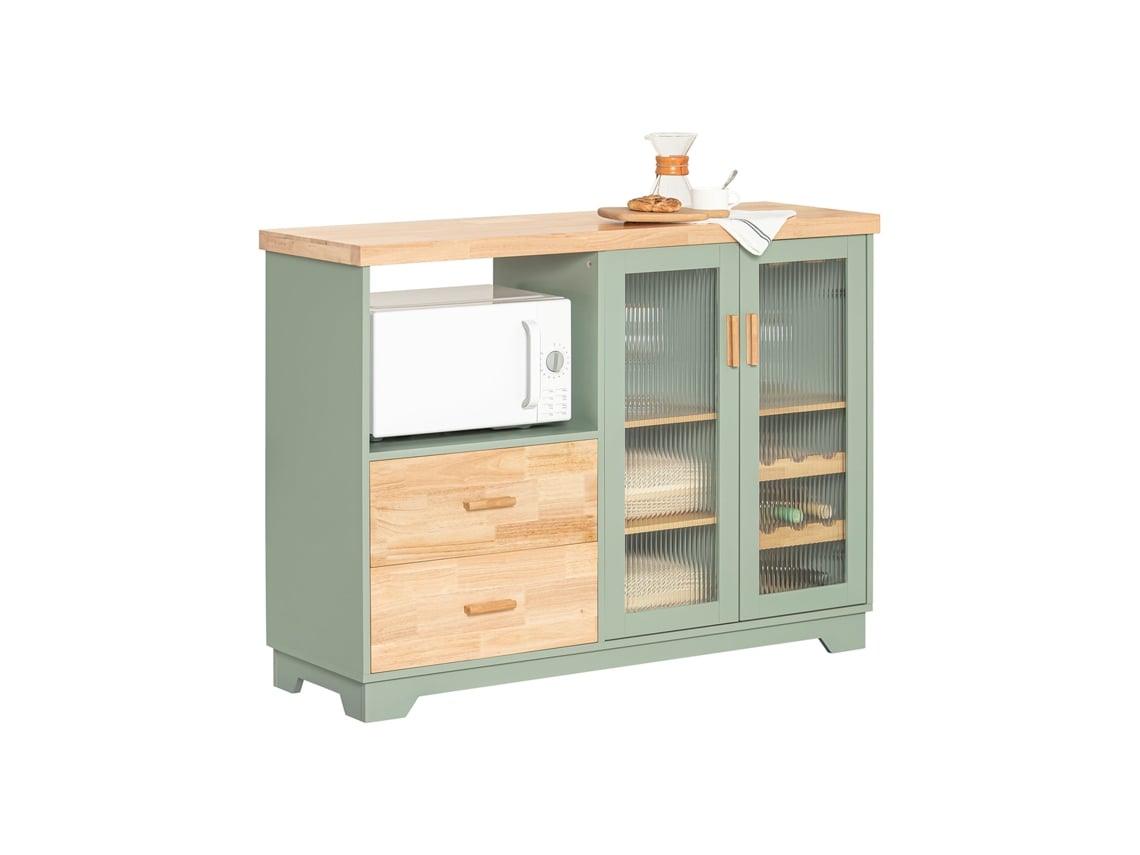Aparador de cocina para microondas verde Fsb81-Gr SOBUY