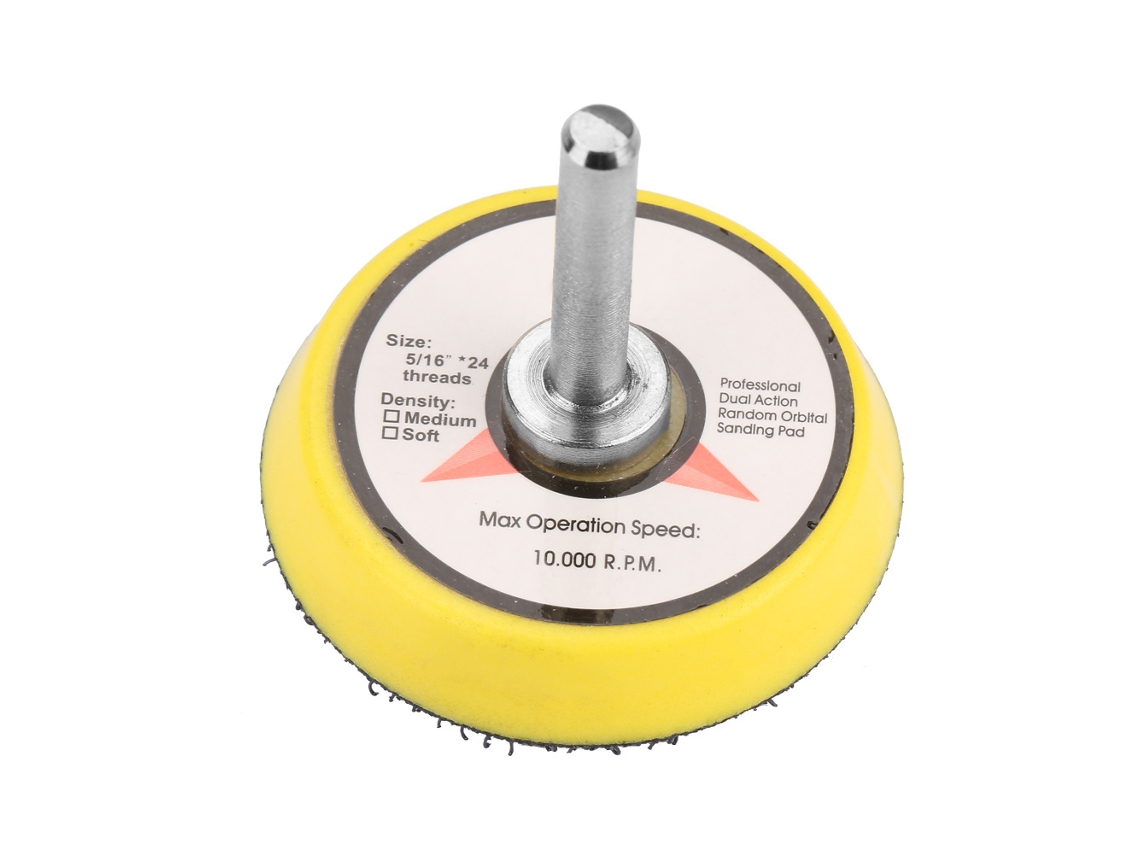 Lijadora Neumática Con Disco Pulidor Y Placa De Pulido Autoadhesiva Para Papel De Lija (03)