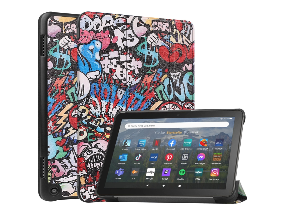 Funda Fwinl para Amazon Fire HD 8/Fire HD 8 Plus 2020 color grafito
