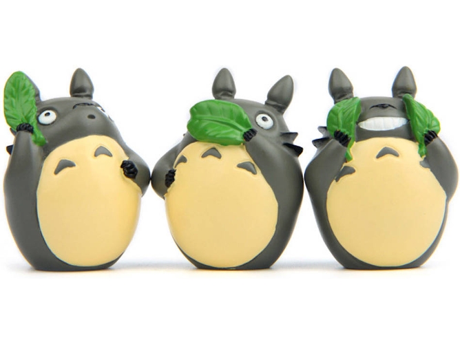 Figuras EASTVAPS Mini Totoro (3 Piezas)