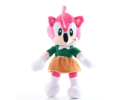 Animal de Dibujos Animados Suave, Muñeco de Peluche Sónico Relleno, Para Bebé 28Cm Rosa Sonic