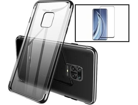 Kit Funda y Protector de Cristal Templado Xiaomi Mi 10 Lite 5G SlimArmor Negro