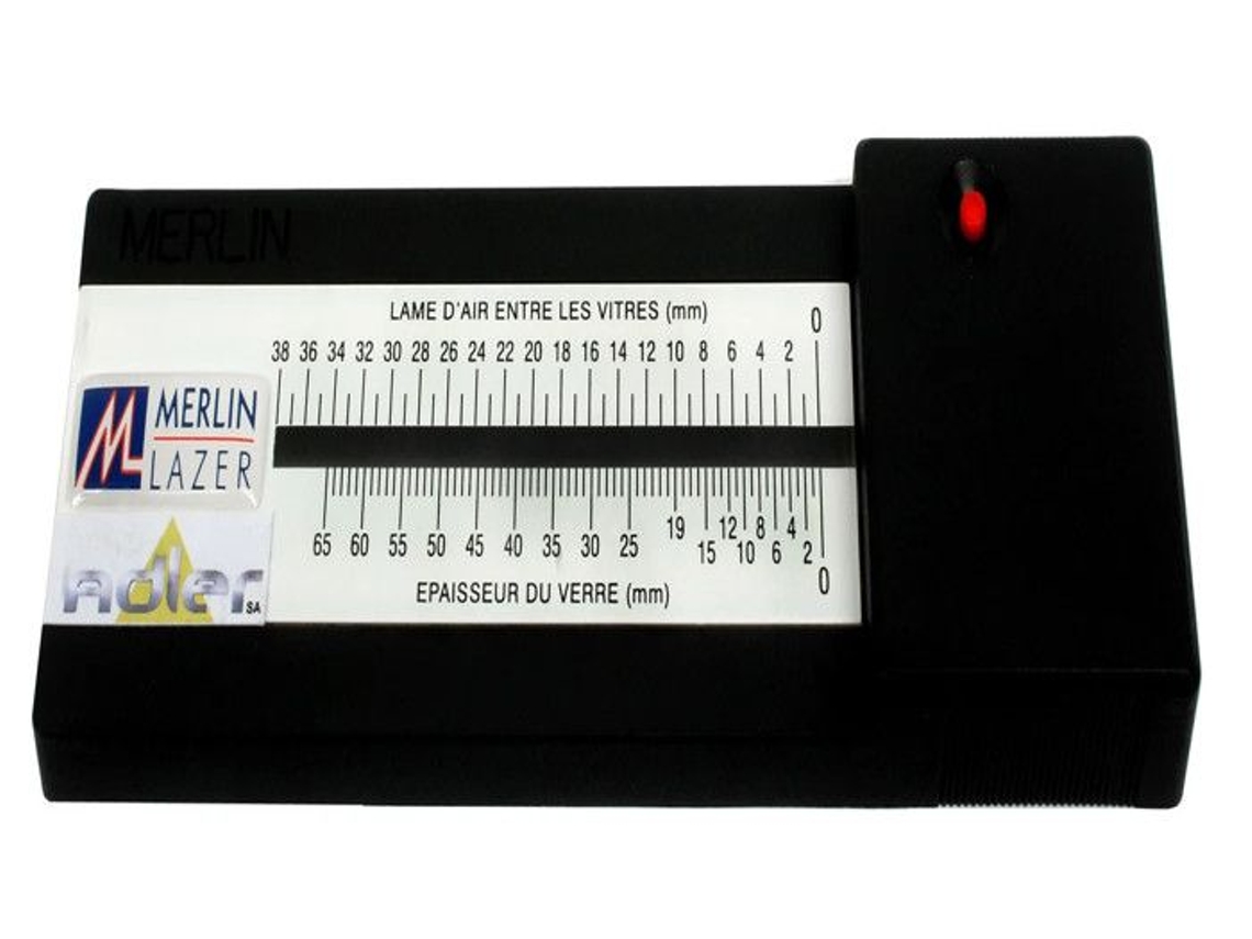 Medidor de espesor de vidrio Merlin Lazer Adler 18360h Fratelli Onofri
