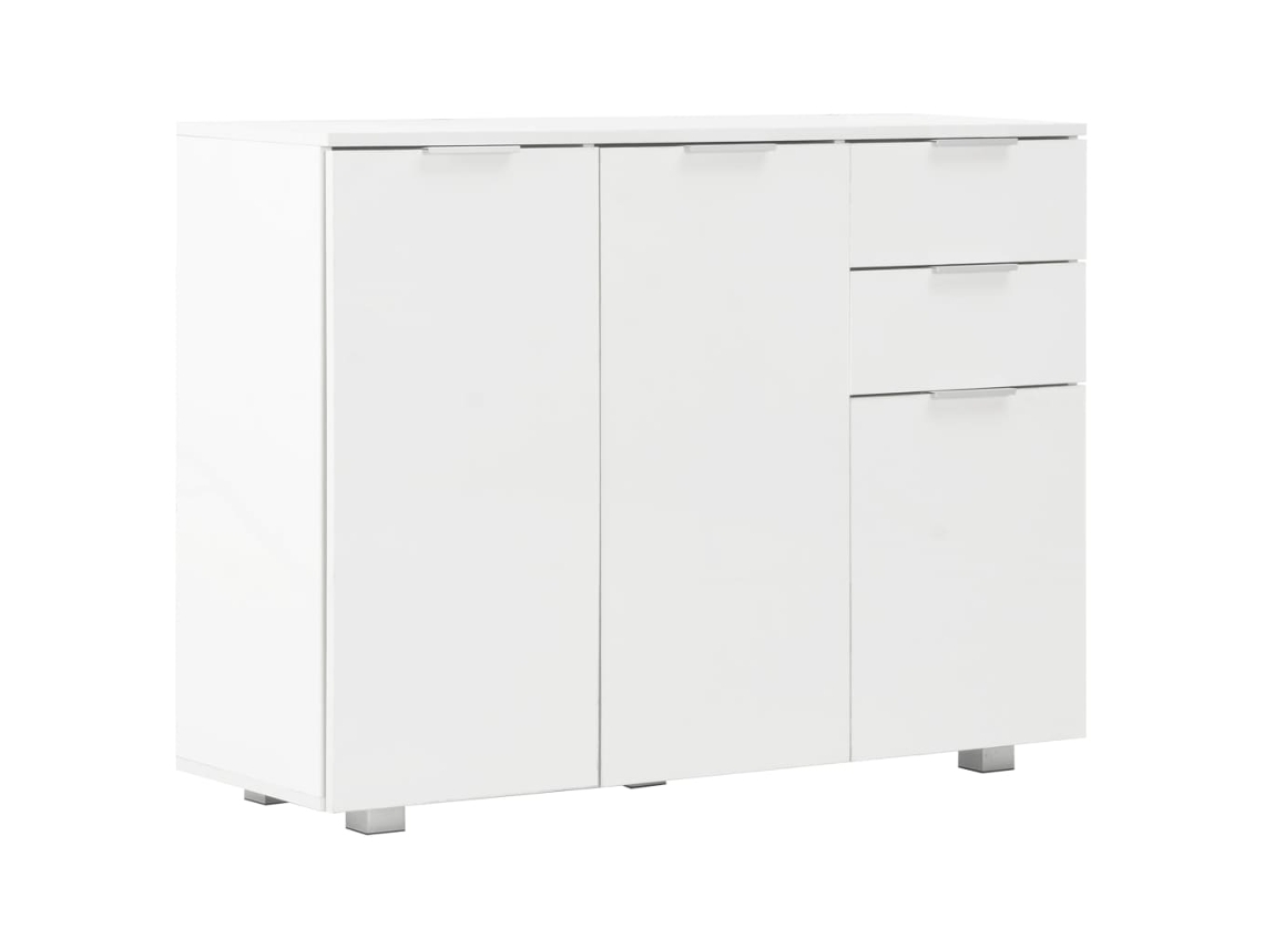 Maison Exclusive - Aparador Blanco Brillante 107x35x80,5 Cm