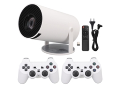 Proyector (sistema Android 13 4k Hd) Cilindro Portátil 1+8g Controlador De Juegos Doméstico Y Exterior Plug Eu Proyector