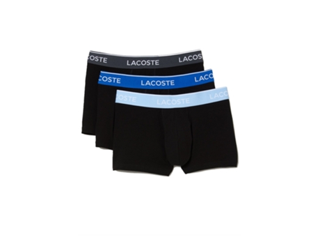 Boxers LACOSTE Algodón Hombre (M - Negro)