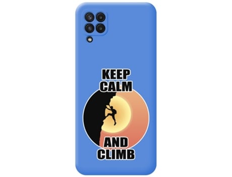 Carcasa Samsung Galaxy A22 4G / M22 TUMUNDOSMARTPHONE Silicona Líquida Dibujos Azul