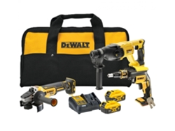 Kit Aparafusadora Dcf620 Rebarbadora Dcg405 Martelo Dch133 2x5.0ah Carregador Refª Dck304p2 Qw Dewalt