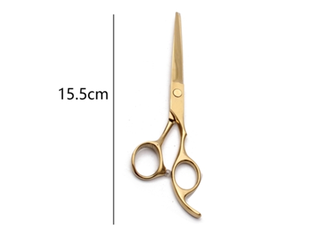 Tijeras para adelgazar el cabello tijeras para cortar los dientes peluquero profesional texturización de peluquería 5,5 pulgadas (dorado)