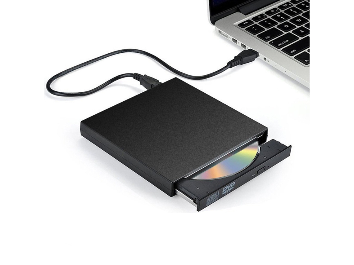 KOFIHETY CD/DVD DRIVE, USB 3.0 Portable +/- RW Burner con transmisión de datos de alta velocidad para MacBook, Ultrabook, Laptop, PC sin unidad interna (ultra 