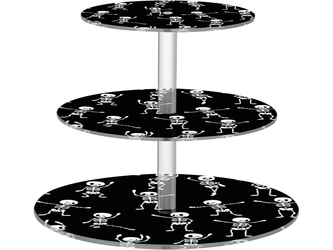 Diseño De 3 Niveles Con Soporte Acrílico Pleaños.