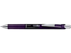 Bolígrafo Rollerball en Gel PENTEL Energel Bl77 Negro Burdeos