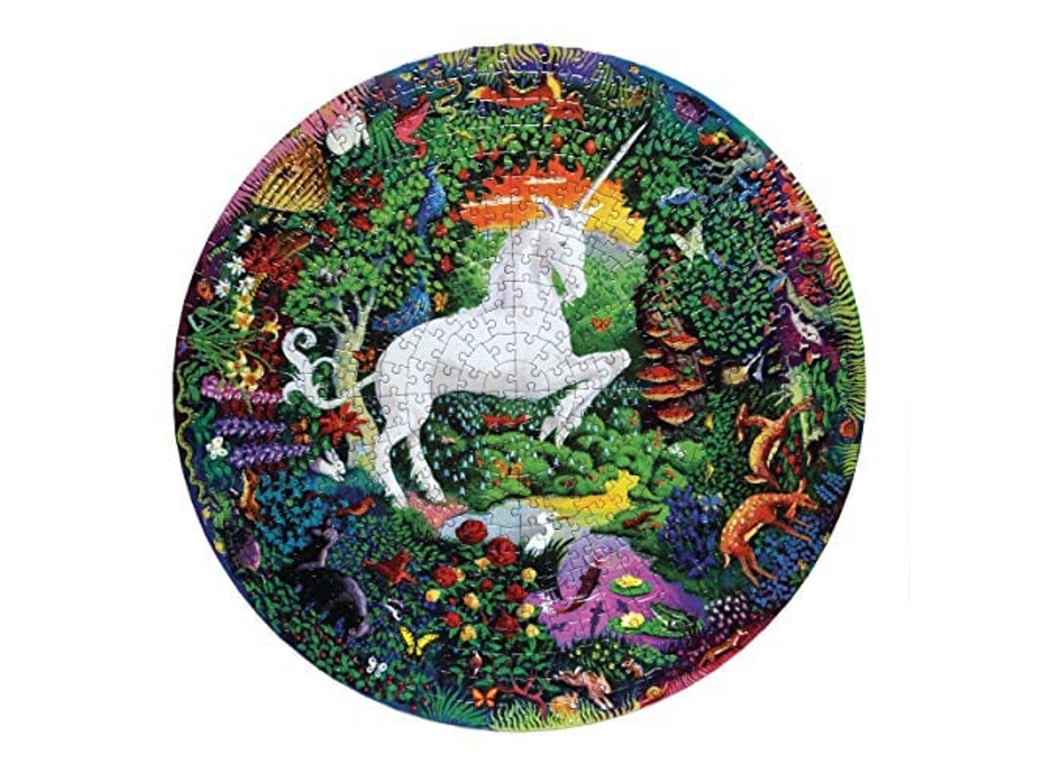 Eeboo Unicorn Garden Puzzle de 500 piezas - Puzzle de fantasía