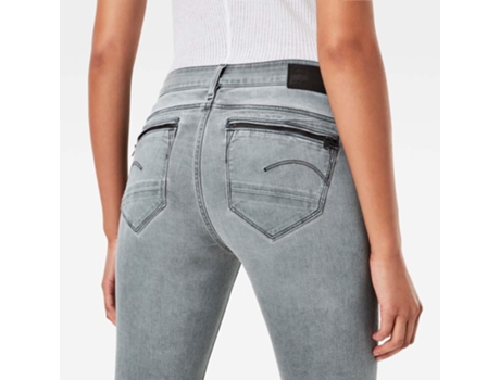 G-Star Midge Zip Mid Waist Skinny Jeans