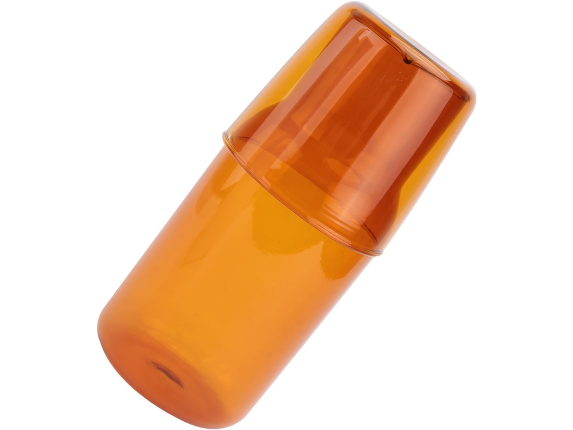 Juego De Vaso Y Botella De Agua De Vidrio Borosilicato De Alta Resistencia Y Gran Tamaño.