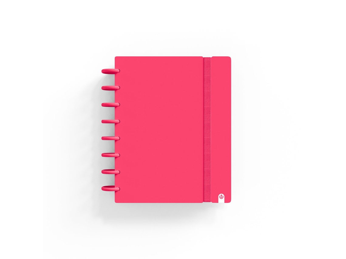 Cuaderno INGENIOX A5 Rayado 80Hj 100G Foam C/Goma Elástica Rojo 66025012
