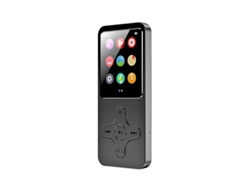 Reproductor Mp4/mp3 Bluetooth Con 64 Gb De Almacenamiento, Radio Fm, Altavoces Integrados Y Compatible Con Grabación Y Lectura De Libros Electrónicos.